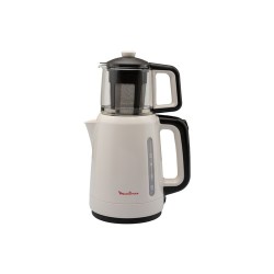 Moulinex Cam Demlikli Çay Makinesi Krem BJ2021 1700 W
