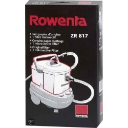 Rowenta 4'lü Toz Torbası + 1 Filtre ZR817