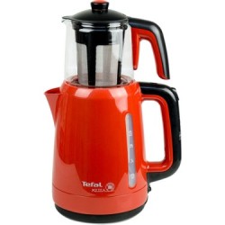 Tefal My Tea BJ201541 Kırmızı 1700 W Cam Demlikli Çay Makinesi Çokiyi
