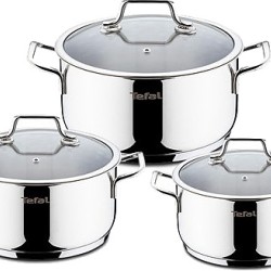Tefal Simpleo Çelik Tencere Seti 6 parça Yenigibi