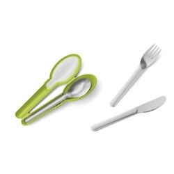 Tefal Taşıma Kaplı Çatal Bıçak Kaşık Seti Yenigibi